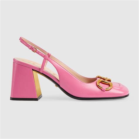 gucci slingback pink